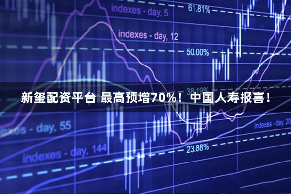 新玺配资平台 最高预增70%!中国人寿报喜!